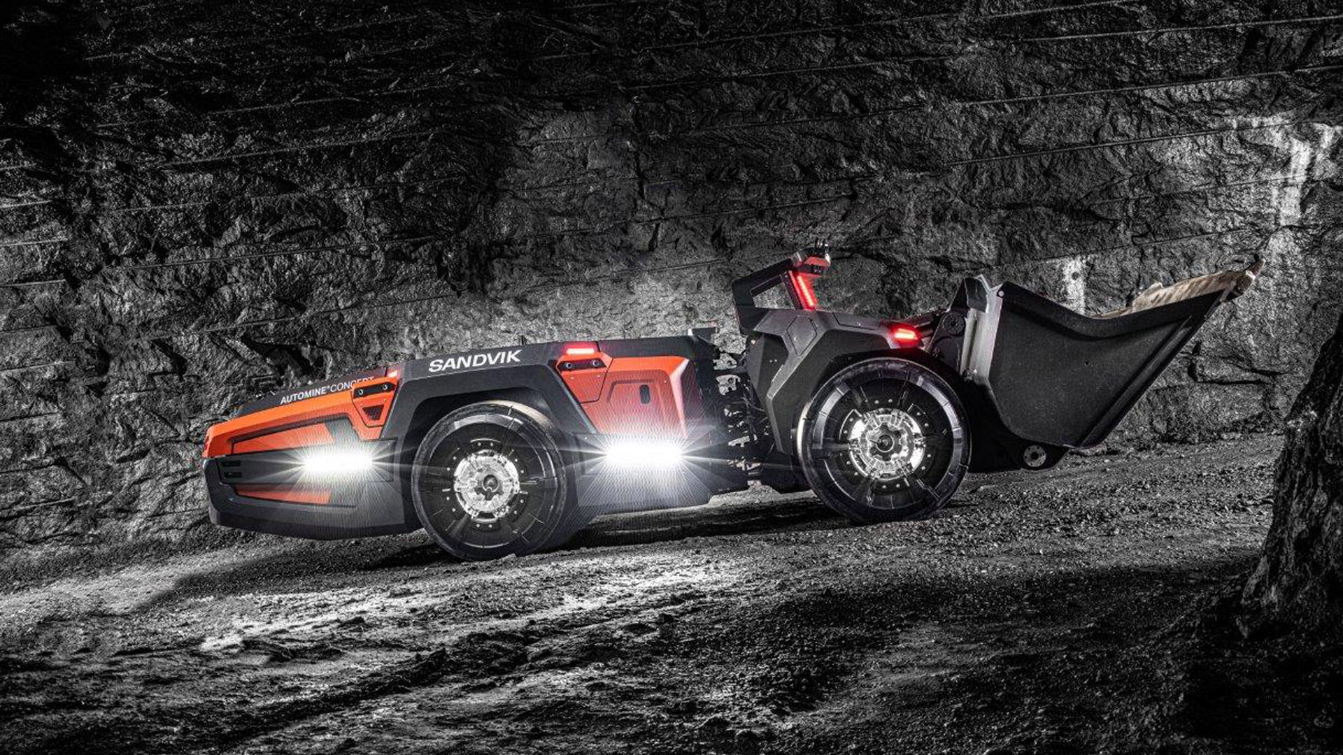 Muodonmuutos - Sandvik Mining and Construction loader