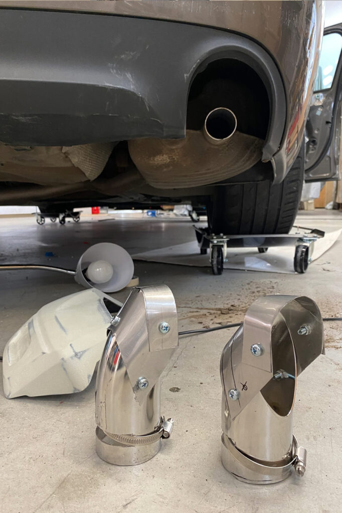 Muodonmuutos - Katkaistu pakoputki