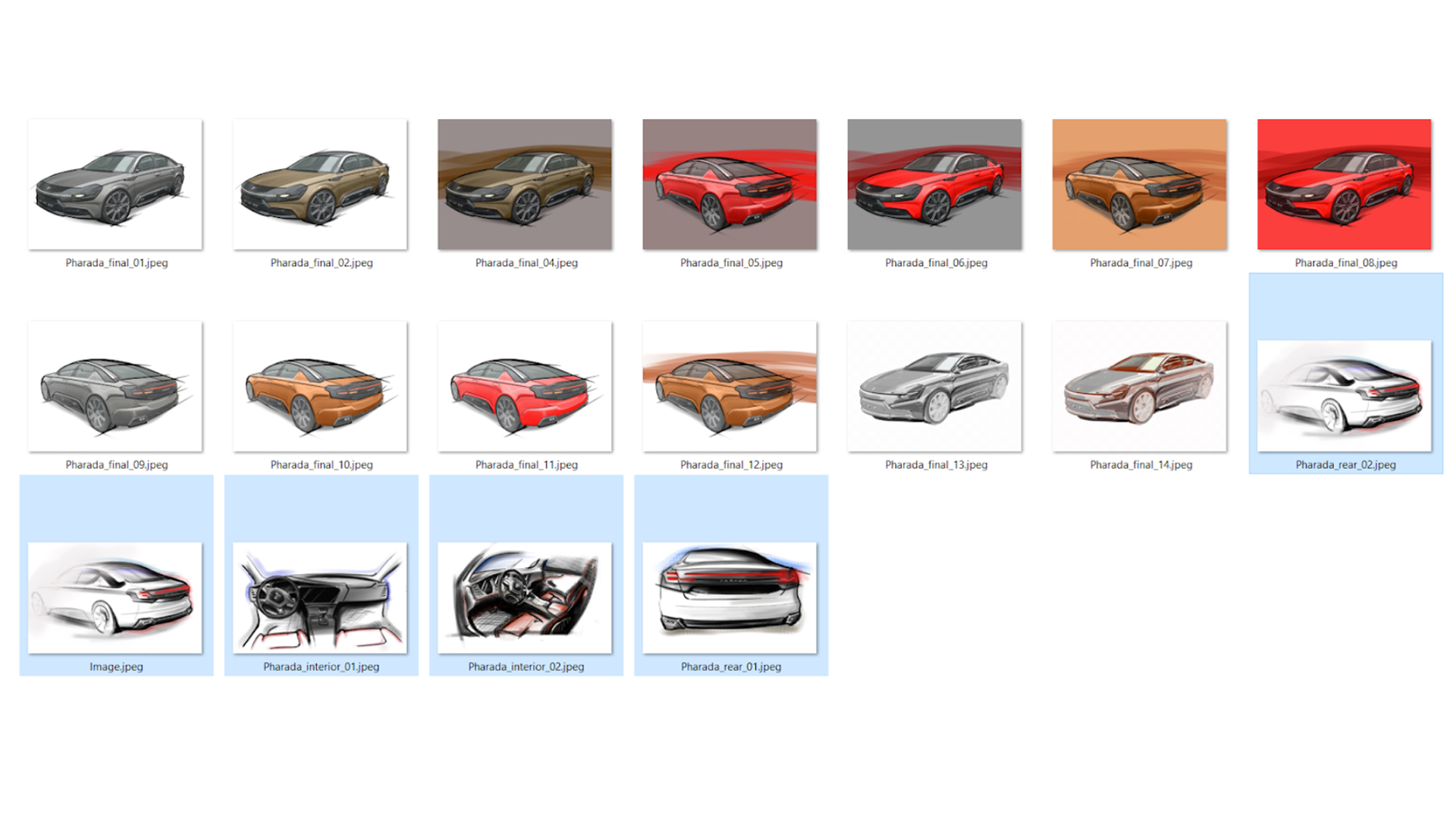 Muodonmuutos - Pharadan luonnoskuvia