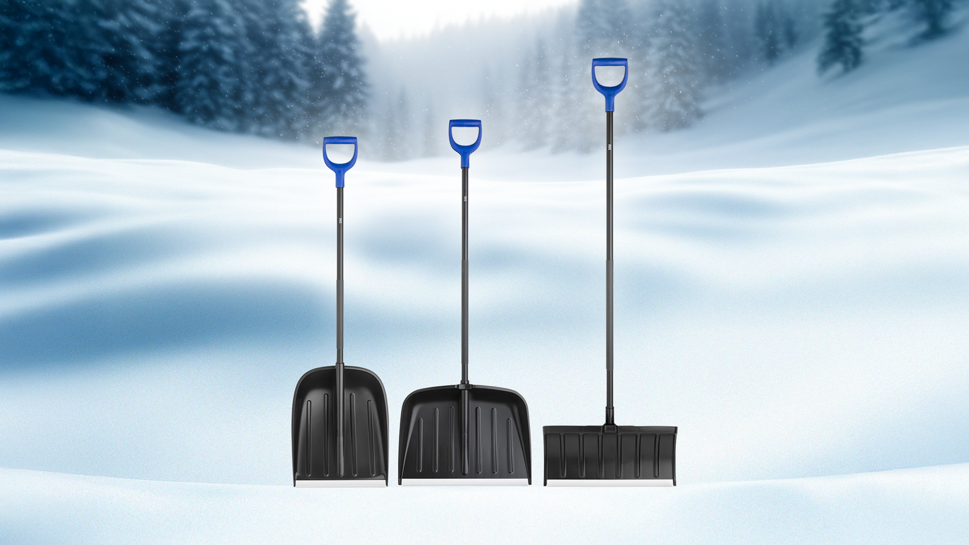 SINI Lumityövälineet lumihangessa